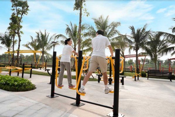 Ecopark Ninh Bình có khu thể thao ngoài trời đủ dùng không?